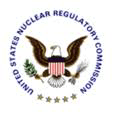 U.S. Nuclear Regulatory Commission